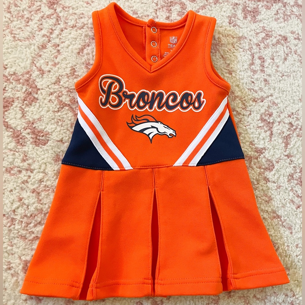 Toddler Girl Broncos Dress with Bloomers